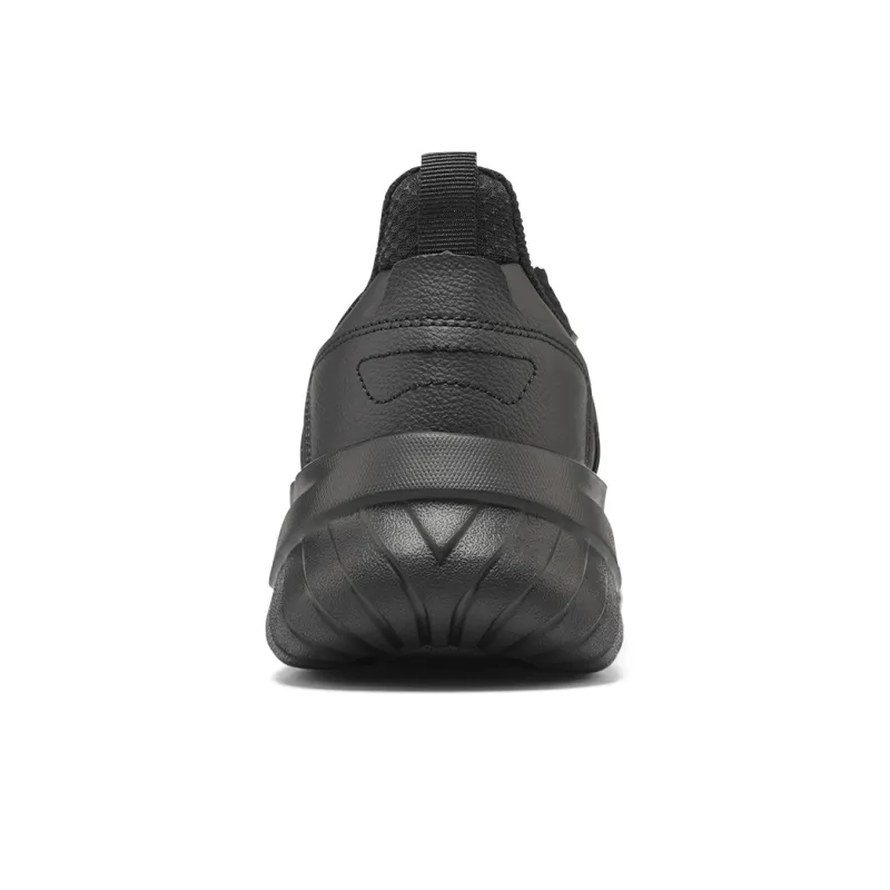 361° Slip Resistant Lightweight Warm Low Top Running Shoes Men's Obsidian Black-3