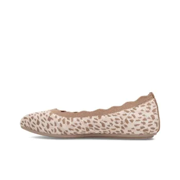 Skechers Cleo 2.0   Uninhibited Anti Slip Wear Resistant Low Top Casual Shoes Women's Beige Brown