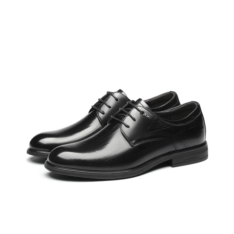 15 MINS Dress Shoes Men Low Top Black/Brown-2