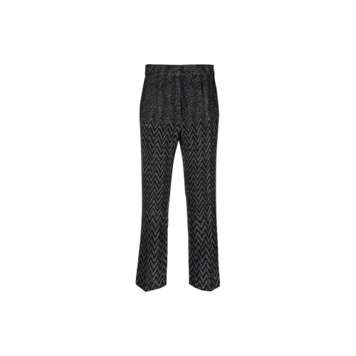 MISSONI Zigzag Metallic-threading Flared Trousers