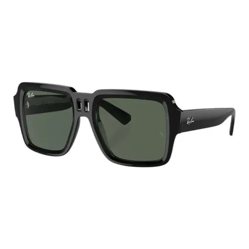 RayBan Injection Molded Square Sunglasses Unisex Black