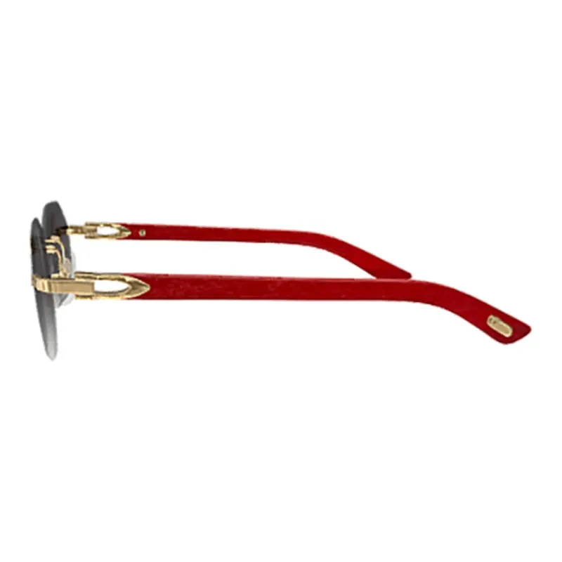 Cartier Geometric Frame Sunglasses-2