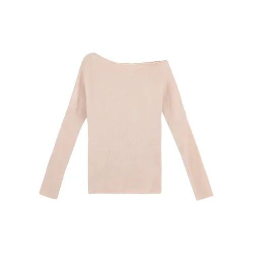 OYANXI Knitwear Women's Dusty Pink