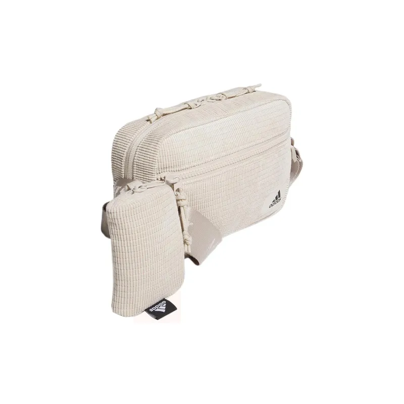 Adidas Recycled Polyester Crossbody Bag, Shoulder Bag Unisex Ecru-1