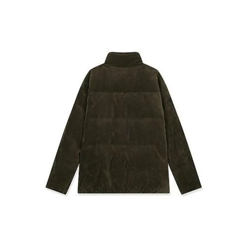 QIAODAN Down Jackets Men Dark Umber Green-1