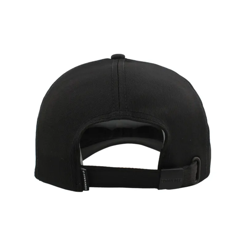 Converse Fabric, Synthetic Fiber Baseball Caps Unisex Black-2