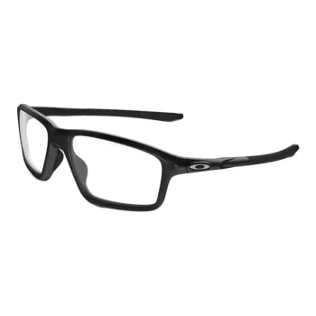 Oakley TR/Memory Plastic Irregular Shape Eyeglass Frames Unisex Black