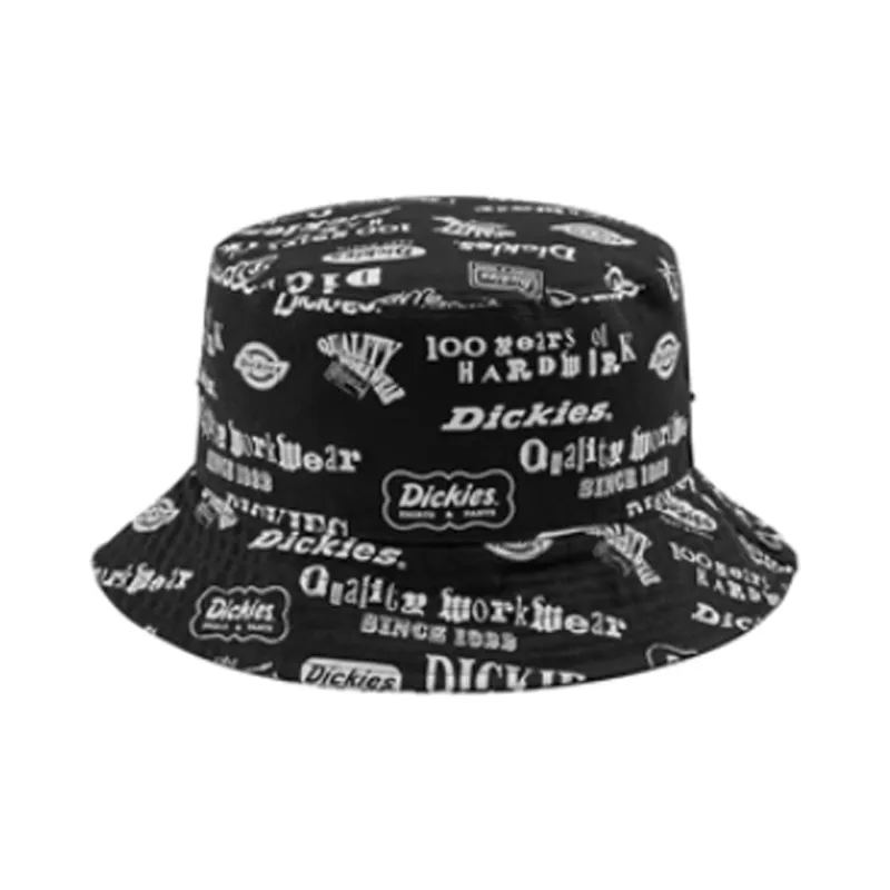 Dickies Bucket Hats Unisex Black/Black White-1
