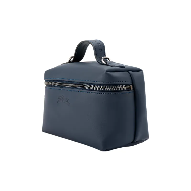 LONGCHAMP Le Pliage Xtra Cow Leather Handbag Shoulder Bag Crossbody Bag Mini Women's Navy-1
