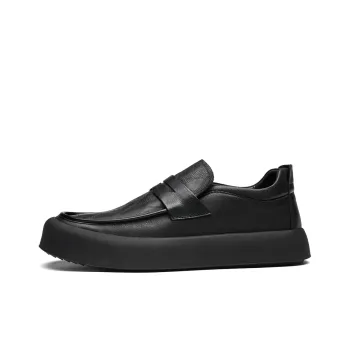 15 MINS Abrasion-Resistant Low-Top Dress Shoes Men's Black
