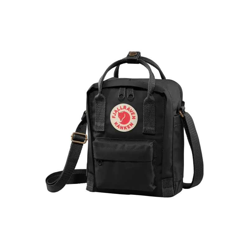 Fjallraven Kanken Vinylon Shoulder Bag, Crossbody Bag, Handbag Regular Unisex Black-1