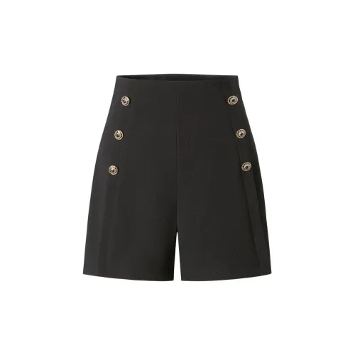 JZ. ANNAKRO Casual Shorts Women's Plain Black