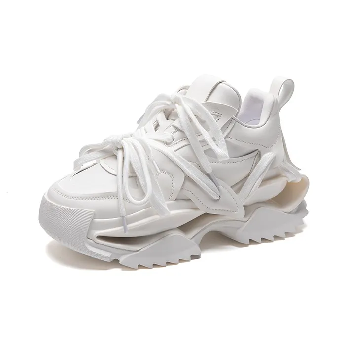 Talitaqoom Height Increasing Low-Top Chunky Sneakers Unisex 7cm-1