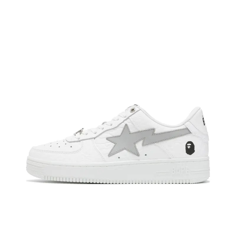 A BATHING APE Bape Sta Low #3 Line Camo White-0