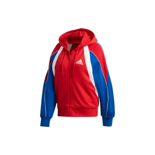 Adidas COLORBLOCK Jackets Women's Red