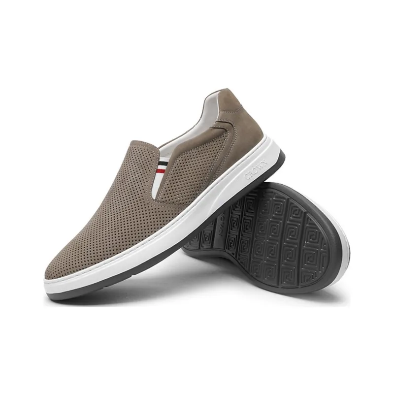 CROWN Casual Shoes Men's Light Brown-4