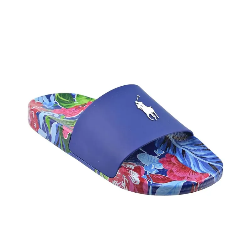 Polo Ralph Lauren Signature Pony Slide Navy Floral-3