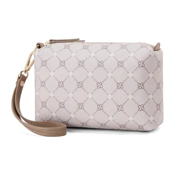 POLO Polyvinyl Chloride Synthetic Leather Wrist Bags Clutches Medium Size Women's Multicolor