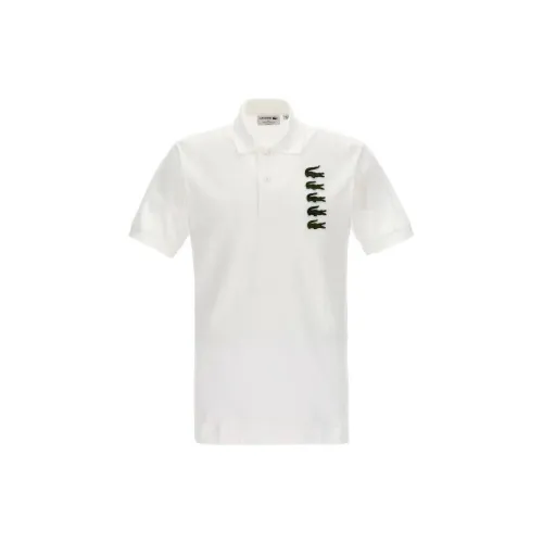 LACOSTE Polo Shirts Men White