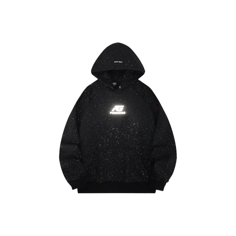 FORHUG Sweatshirts Unisex Black-3