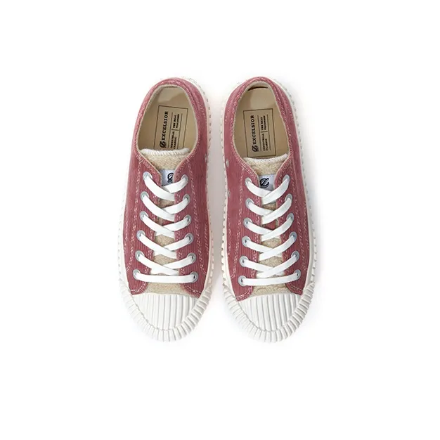 Excelsior Canvas Shoes Women's Low Top Russell Red-2