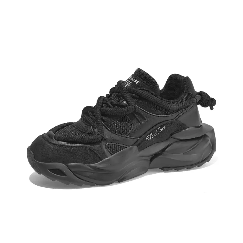 TCELLARS Cushioned Wear-Resistant Impact-Resistant Lightweight Height Increasing Low-Top Chunky Sneakers Unisex-7
