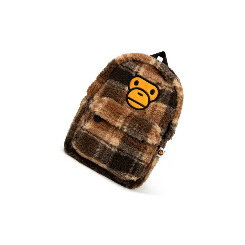 Aape Polyester Backpack Regular Unisex Brown-1