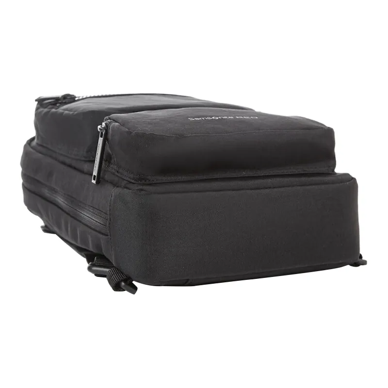 SAMSONITE MARSTON Nylon One Shoulder Crossbody Fanny Pack Sling Bags Men's Black-4