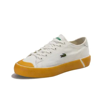LACOSTE Gripshot Low Top Skateboard Shoes Women's Beige