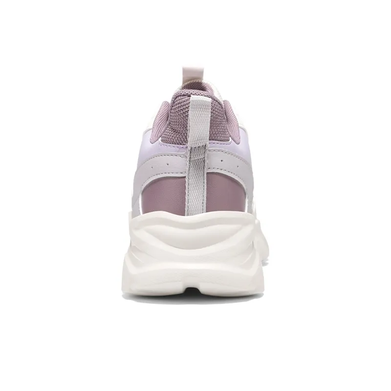 361° Warm Low Top Casual Shoes Women's Purple White-2