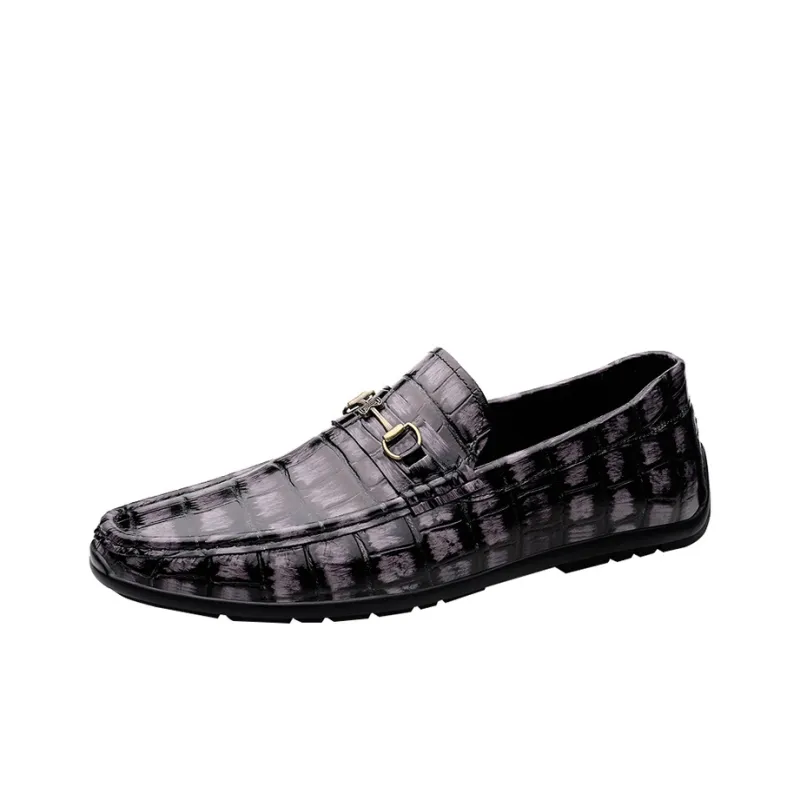 CKVUSAMG Gommino Loafers Unisex Orange Red-1
