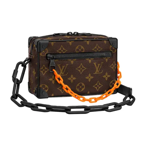 LOUIS VUITTON Mini Soft Trunk Monogram Brown/Orange