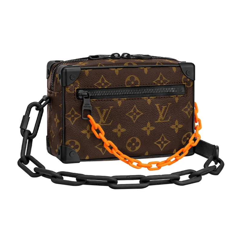 LOUIS VUITTON Mini Soft Trunk Monogram Brown/Orange-0