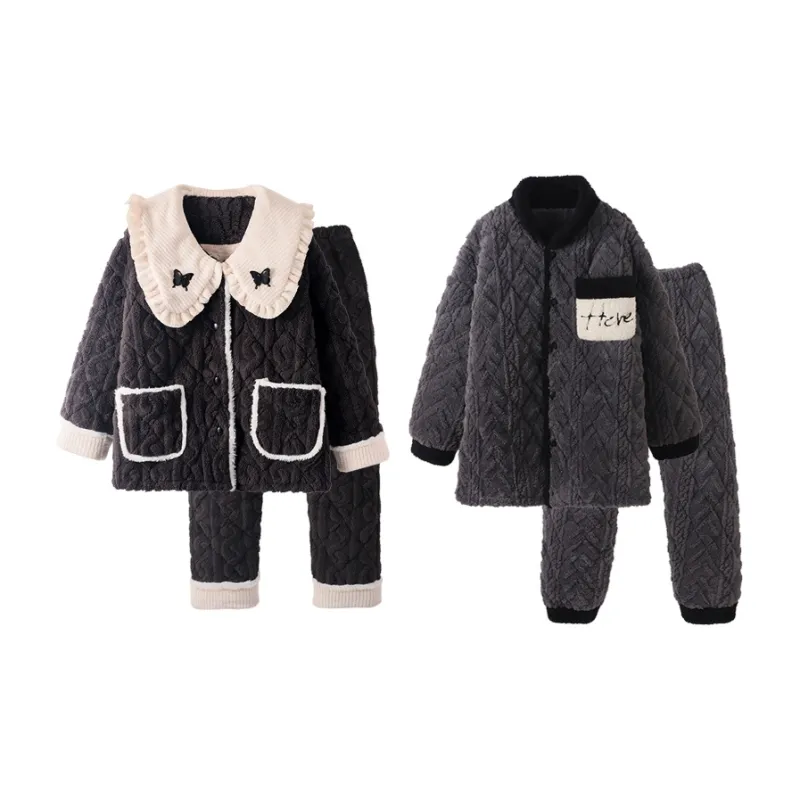 Chun Xi Pajama Set Unisex Cloudy Gray-0