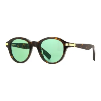 CARTIER Acetate Oval Sunglasses Men's Tortoiseshell