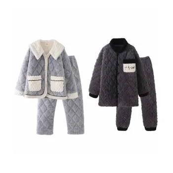 Chun Xi Pajama Set Unisex Mist Gray Earthenware Gray