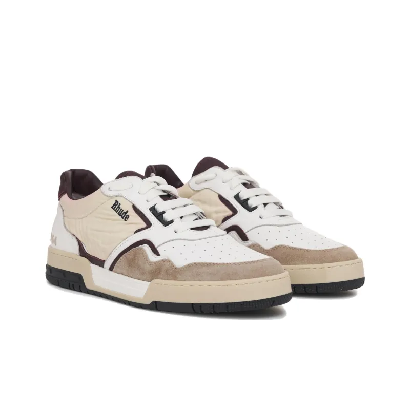 RHUDE Low Top Skateboard Shoes Men's Brown-2