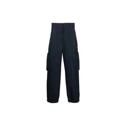 MSGM Cargo Pants Men Marine Blue