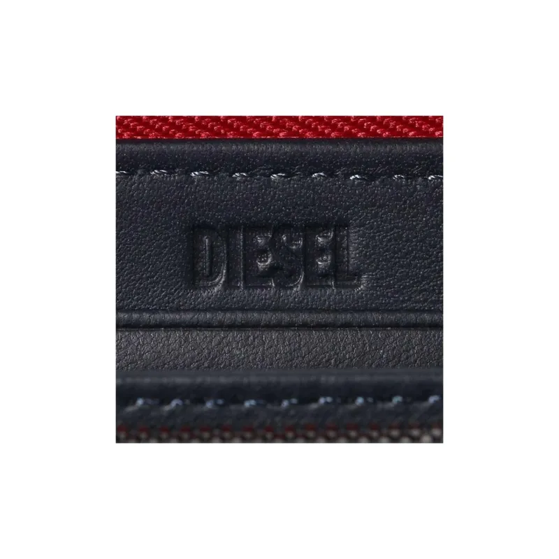 DIESEL Cotton Wallet Regular Men's Denim Red-6