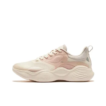 Erke Boom Bomb 2.0 Cushioning Wear Resistant Low Top Casual Running Shoes Women's White Pink