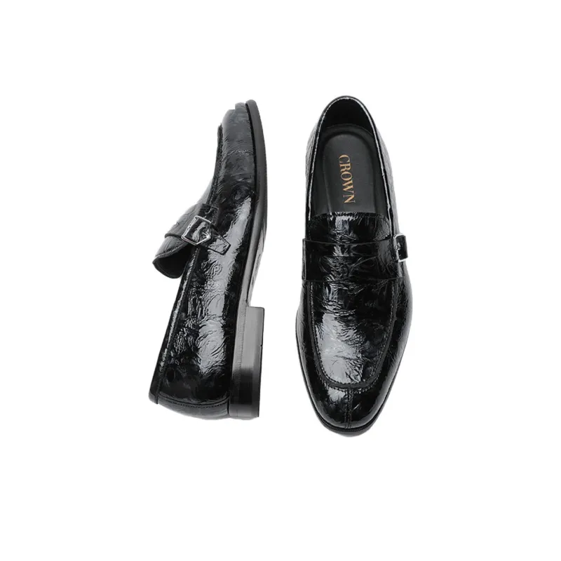 CROWN Casual Shoes Men's Dark Gray One Yard Larger-4