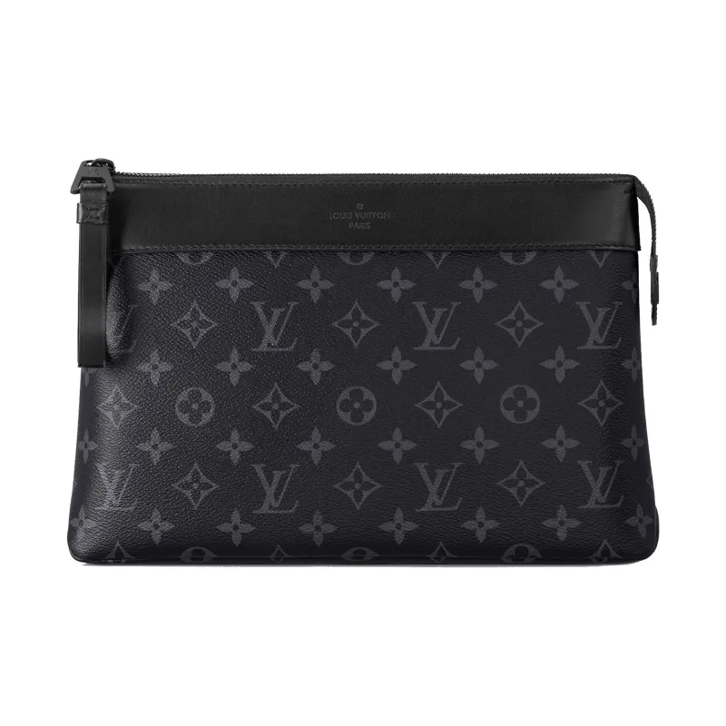 LOUIS VUITTON Pochette Voyage Souple Monogram Eclipse-0