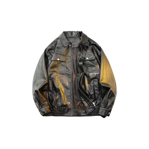 tre club Unisex Leather Jacket