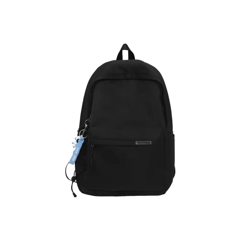 Deli Bear Nylon Backpack Large Size White/Black-4