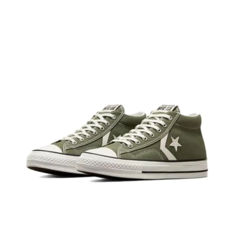 Converse Star Player 76 Famous Player 76 Wear resistant And Lightweight Low Top Canvas Shoes Women's Green-2