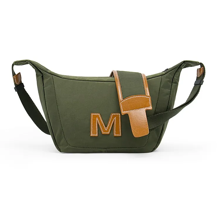 MashaLanti Synthetic Leather Crossbody Bag Cell Phone Pouch Fanny Pack Regular Unisex Green-3
