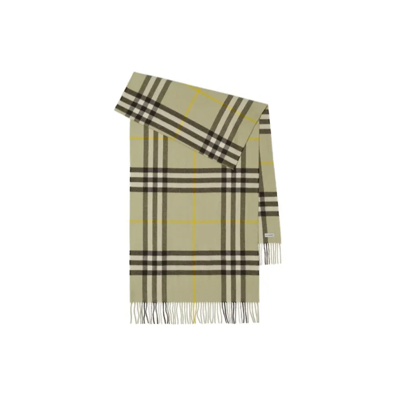 Burberry Knit Scarves Unisex Camel-0