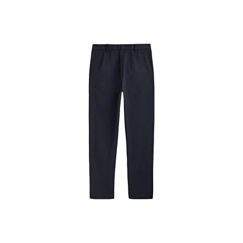 Massimo Dutti Suit Trousers Women's Navy Blue