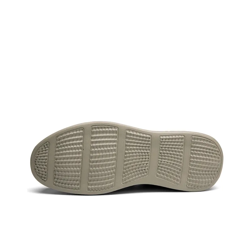 Jeep Durable Cushioning Low Top Canvas Shoes Men's Light Gray-4