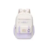 Beige Yellow & Light Purple
